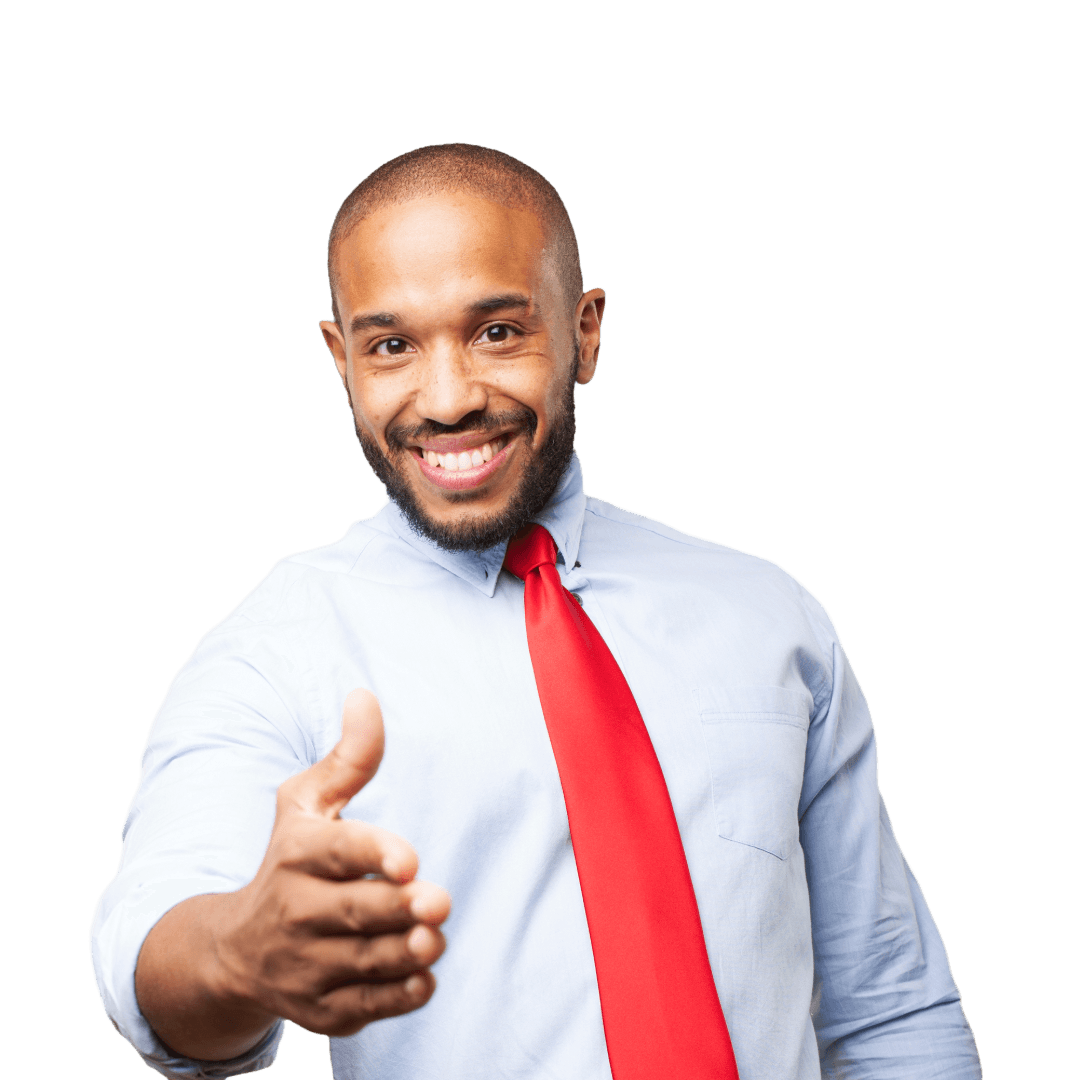Entrepreneur giving thumbs up